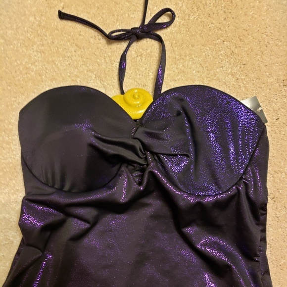 Disney Ursula villain one-piece purple swimsuit - Picture 3 of 6